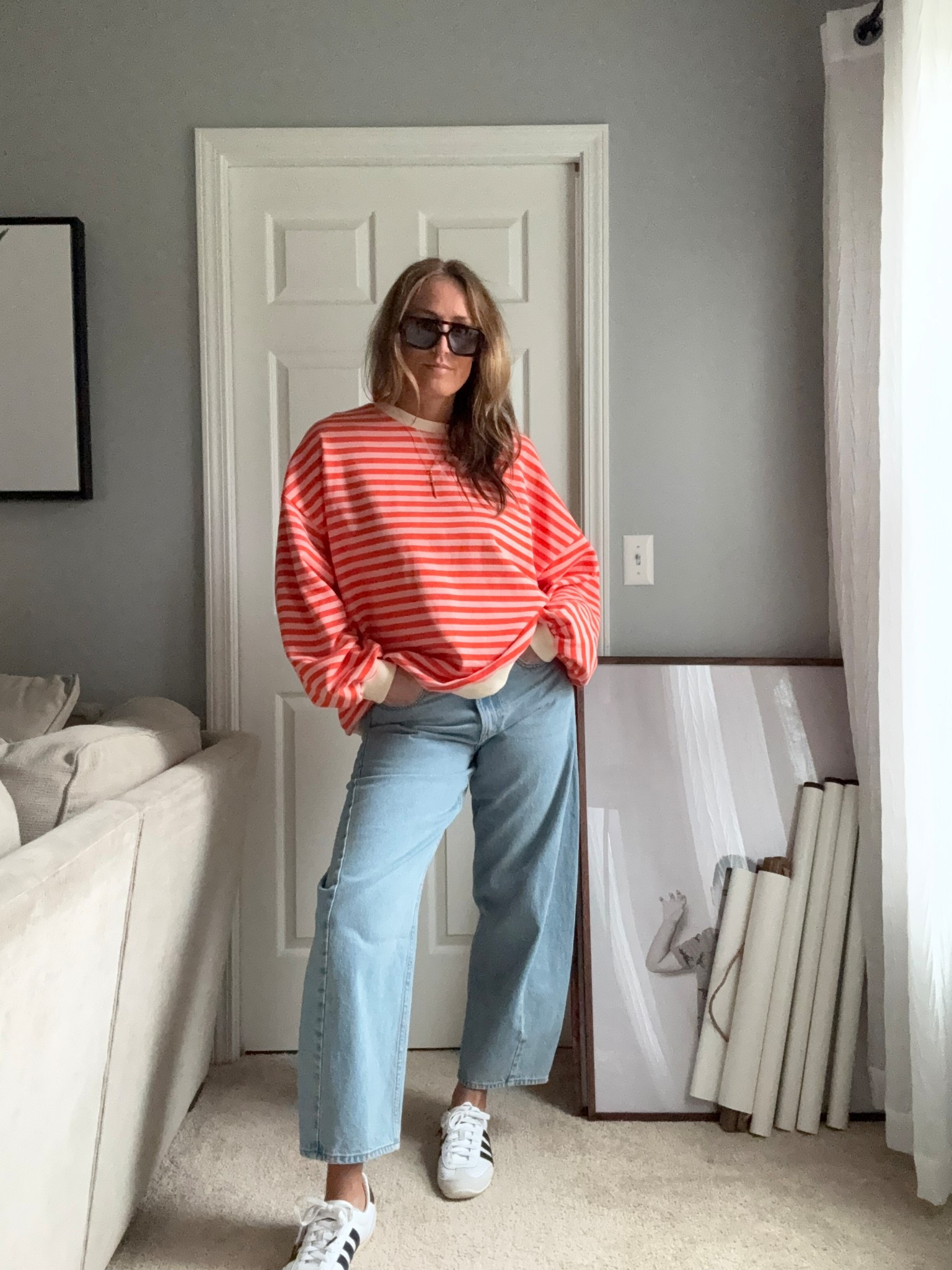 4/2/26 ✨ Sweatshirt is a large. Jeans are a 28 regular. I sized down a half size in the sneakers.

Everyday outfits. Easy outfits. Easy outfit ideas. Neutral basics. Spring outfits. Spring outfit idea. Casual outfits. Basic mom outfit. Casual outfit idea. Casual outfit. Everyday outfit. Mom outfit. Street style. Casual mom outfit. Amazon fashion. Sports mom outfits. Sports mom outfit idea.

#LTKOver40 #LTKootd #LTKmomlife