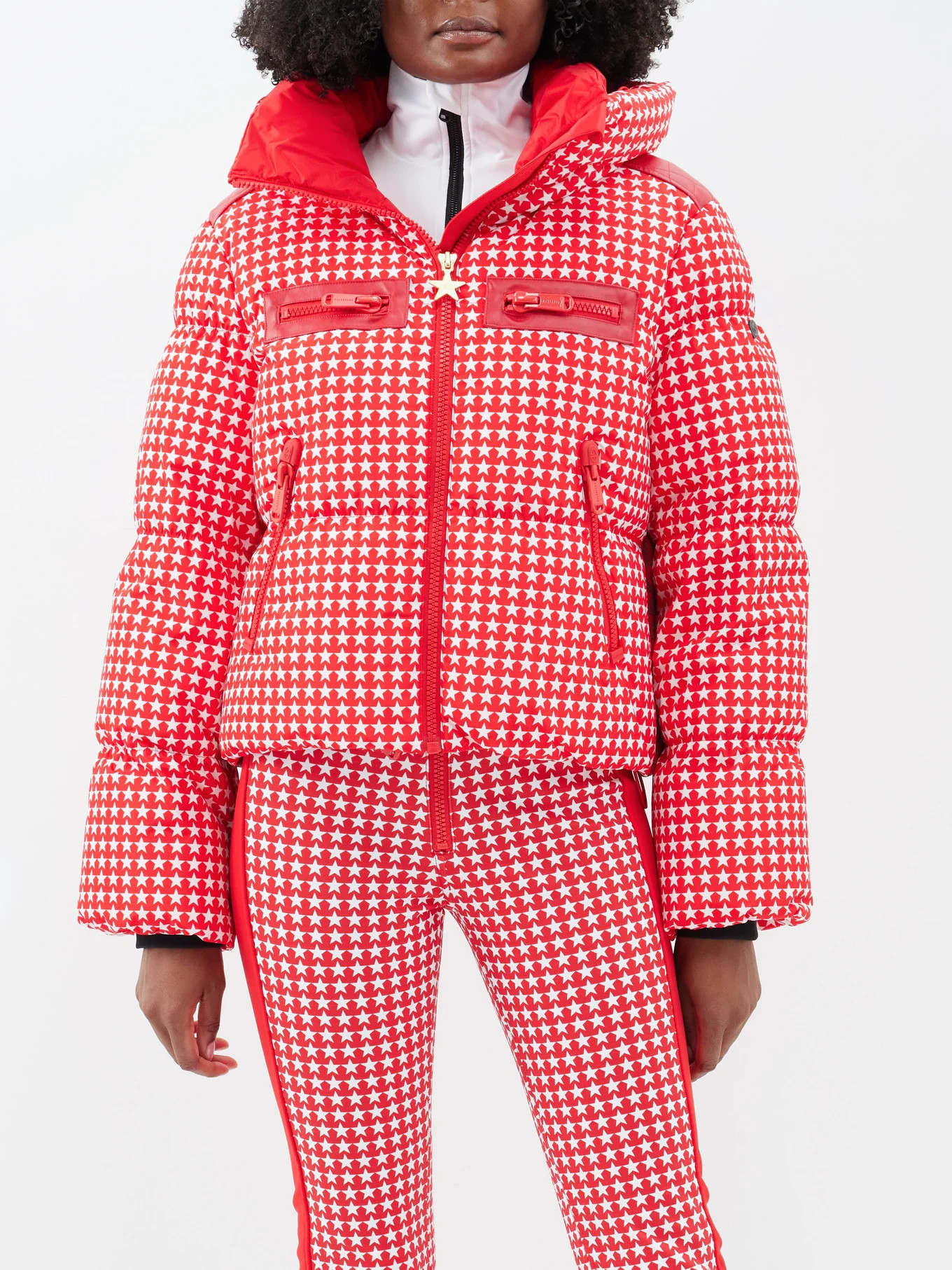 Track star-print down ski jacket | Goldbergh | Matches (US)