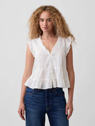 Tiered Ruffle Top | Gap Factory