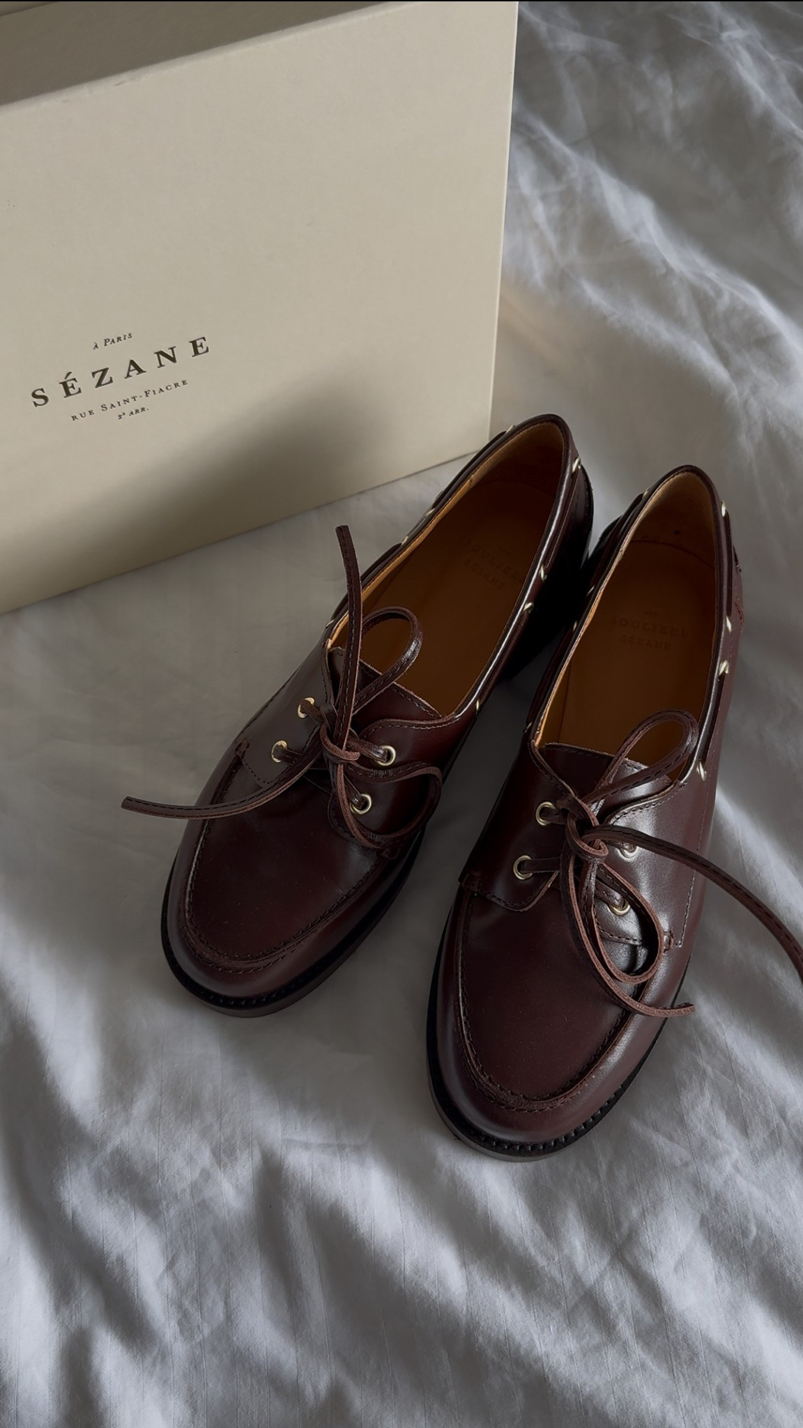 Perfect boat shoes 🤎
Sezane 

#LTKShoeCrush #LTKStyleTip