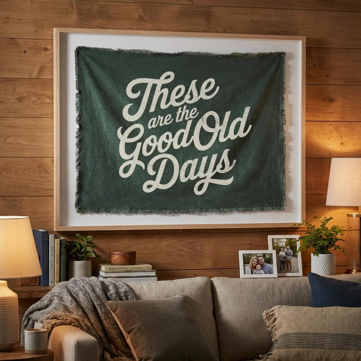 These Are The Good Old Days Flag | Nursery Wall Decor | Wall Art Banner | Kids Room Decor | Boys Bedroom Decor | Rustic Cotton Canvas Banner | Etsy (Global)