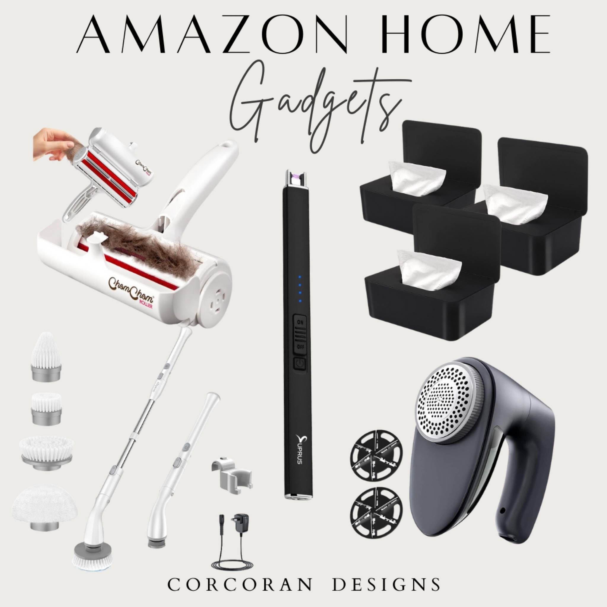 Shop my favorite Amazon home gadgets! Reusable pet hair remover, electric lighter, shower scrubber, couch fabric shaver, baby wipe containers

#homegadgets
#gadgets
#amazongadgets 
#pethairremover
#electriclighter
#showerscrubber
#couchfabricshaver
#babywipecontainer

#LTKhome #LTKsalealert #LTKfindsunder50
