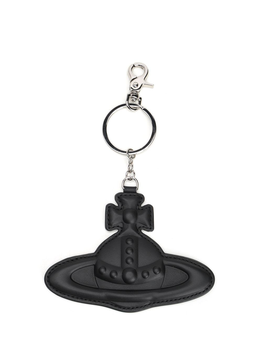 Vivienne Westwood Leather orb Keyring | Italist.com US