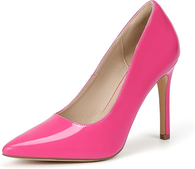 IDIFU IN4 Women's Pumps High Heels Closed Toe Stiletto Pointed Toe Dress Shoes Wedding Prom Brida... | Amazon (US)