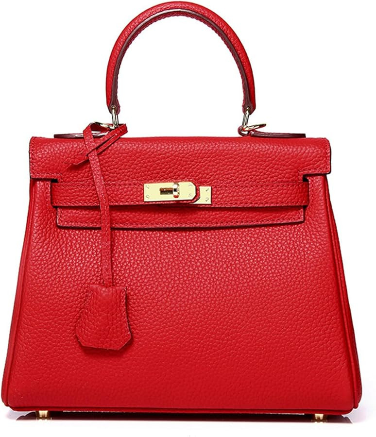 Women's Genuine Leather Crossbody Shoulder Bag, Large capacity handbag，Designer Handbags Lightw... | Amazon (US)