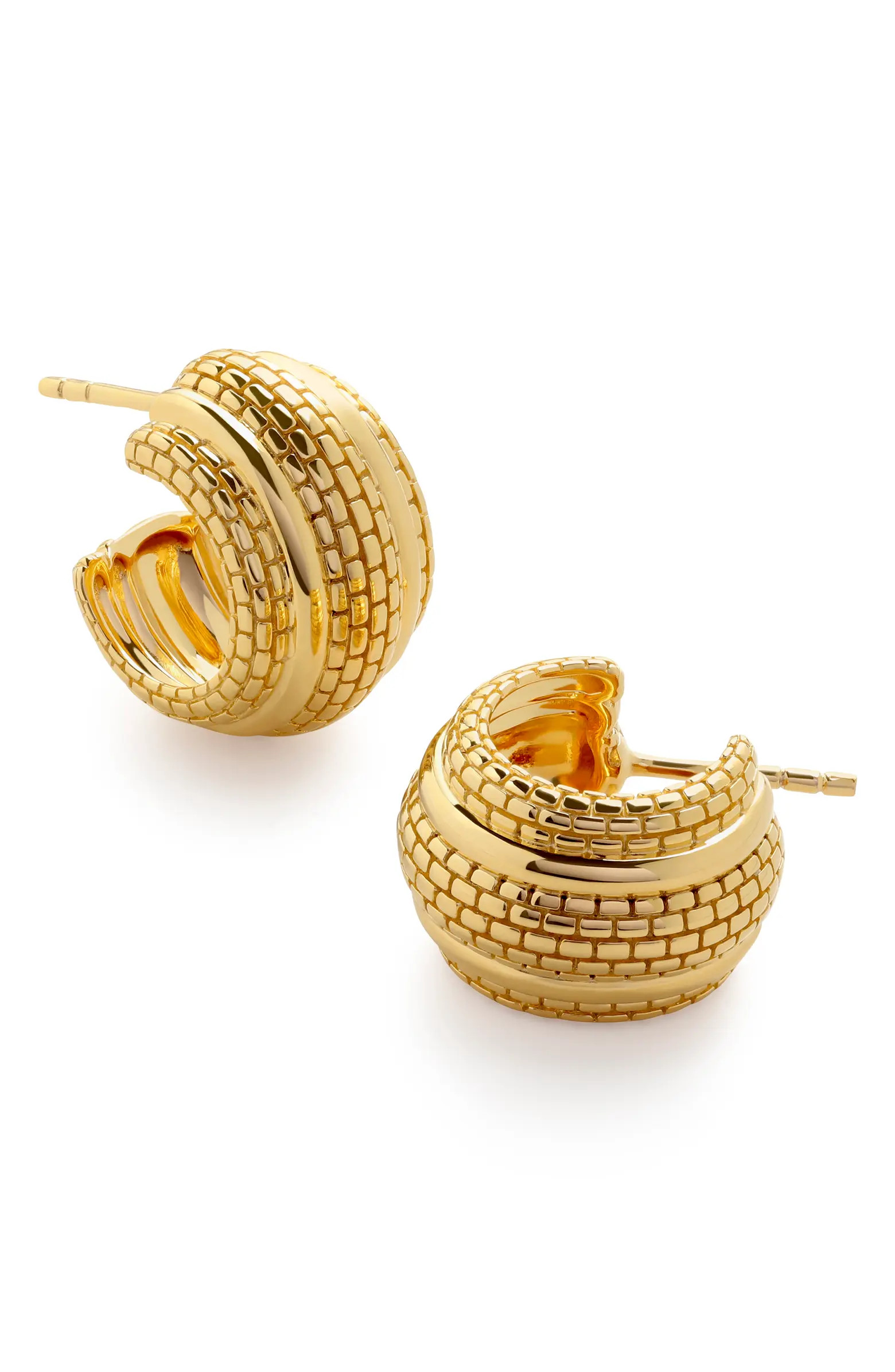 Heirloom Chunky Huggie Hoop Earrings | Nordstrom