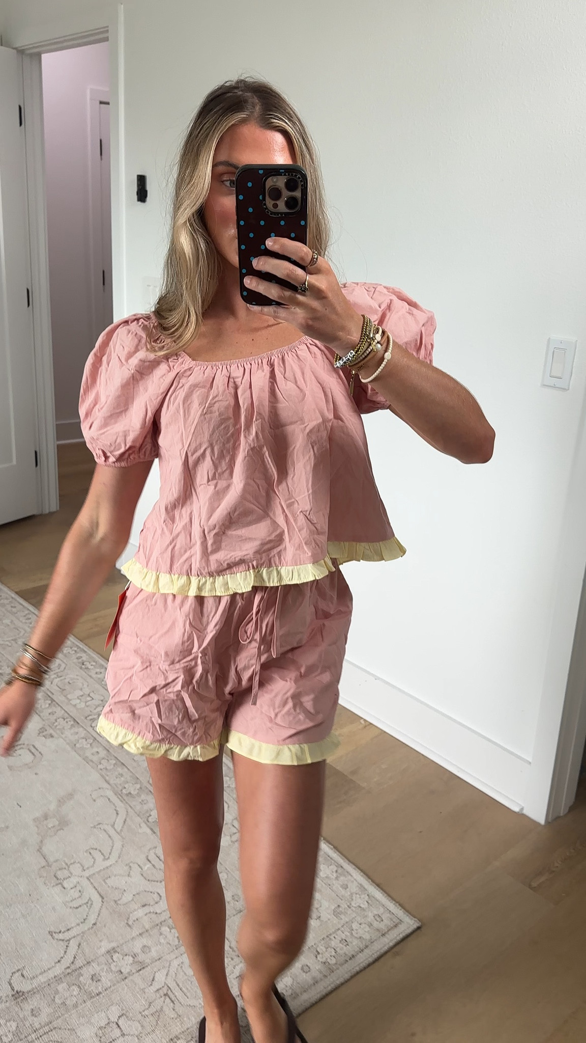 Amazon size small Tankaneo Womens 2 Piece Short Sets Summer Puff Sleeve Square Neck Babydoll Tops Cute Lounge Set Cotton Vacation Outfits

#LTKootd #LTKSeasonal #LTKSaleAlert