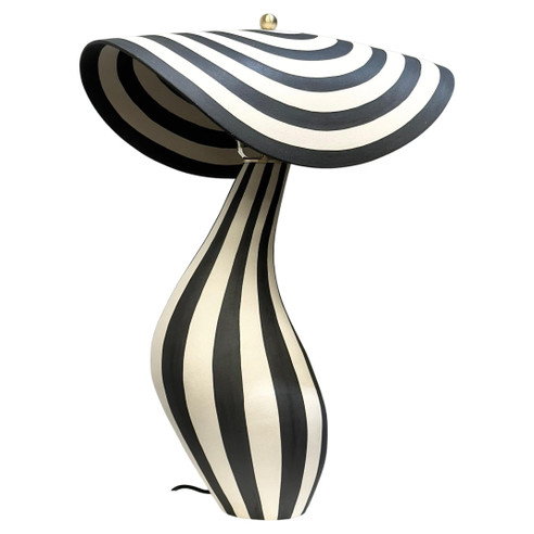 Handmade ceramic desk lamp from Norwegian artist Jossolini