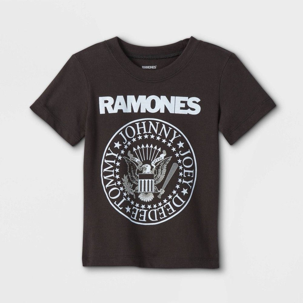 Toddler Boys' The Ramones Merch Traffic Short Sleeve T-Shirt - Black 4T | Target