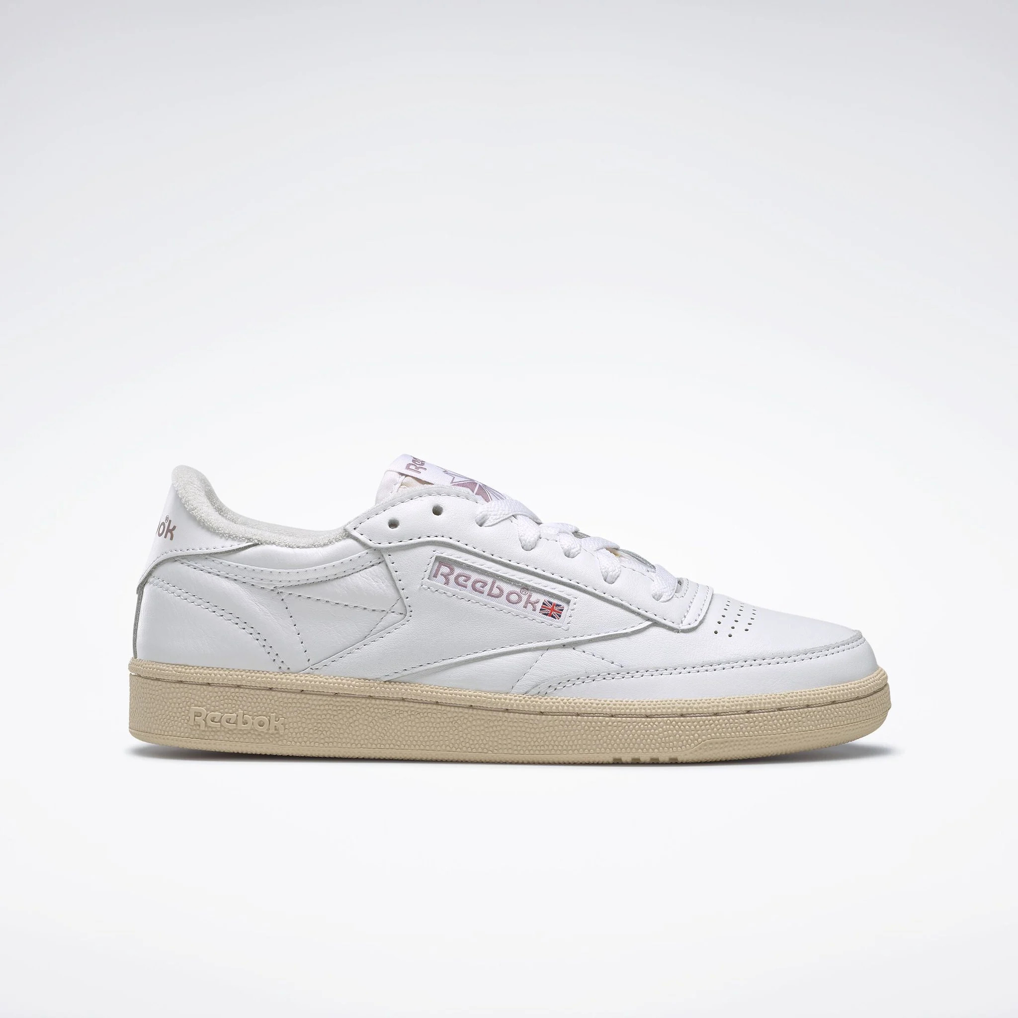 Club C 85 Vintage Sneaker in Cloud White/Chalk/Infused Lilac | Reebok Online Shop Germany | reebok_ptz_gb