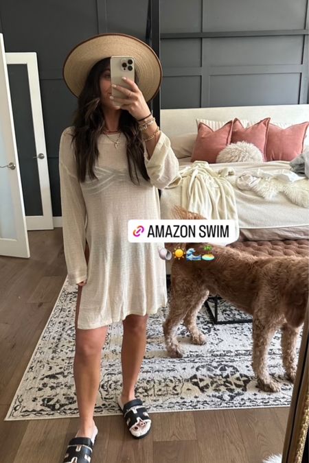 Amazon black bikini and coverup! 

Swim 
Bikini 
Bathing suit 
Beach outfit
Vacation outfit 

#LTKStyleTip #LTKFindsUnder50 #LTKSwim