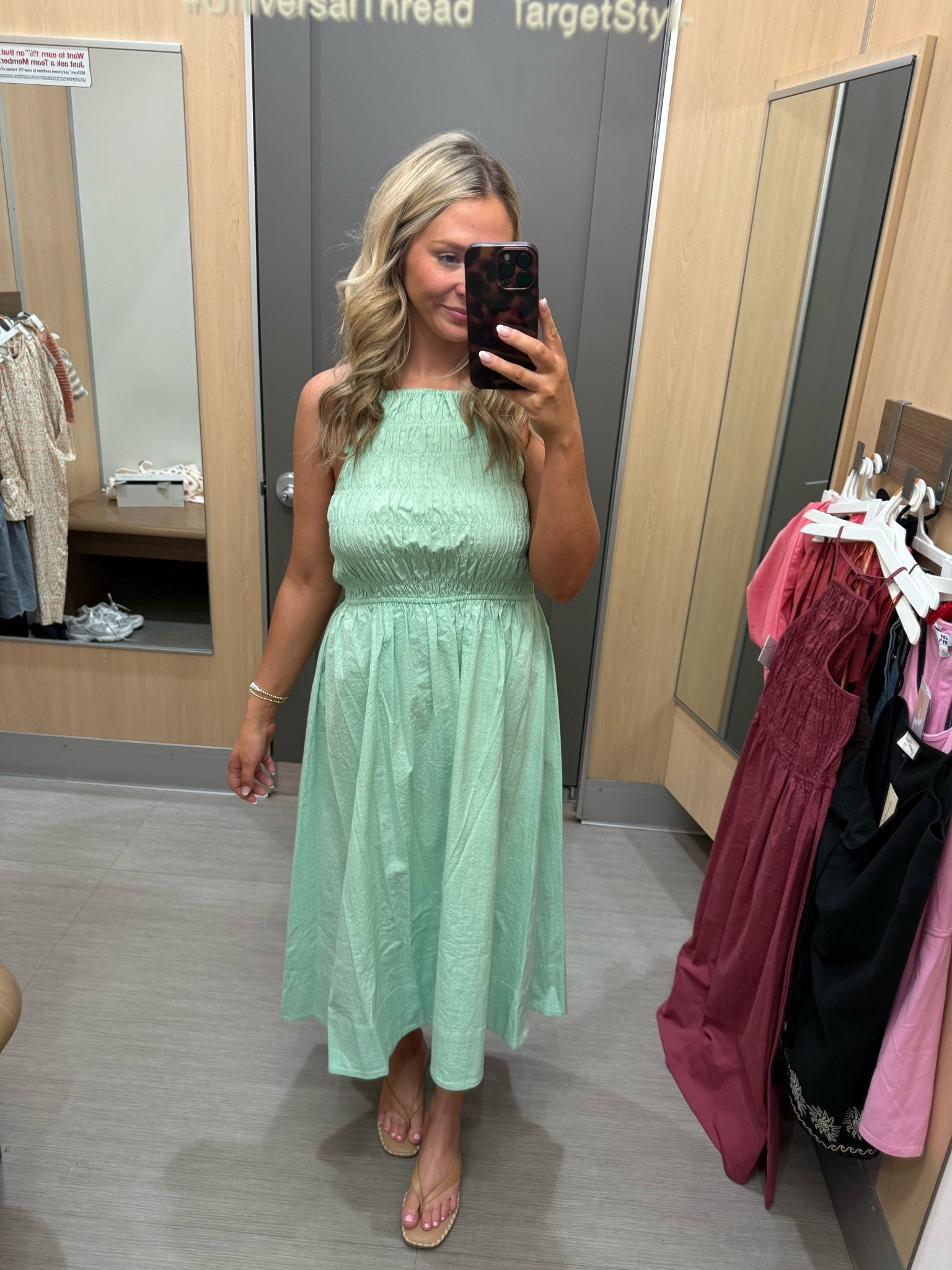 Mint maxi dress @ target! Wearing a small