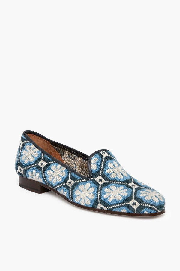 Kent Royal Patterned Needlepoint Loafers | Tuckernuck (US)