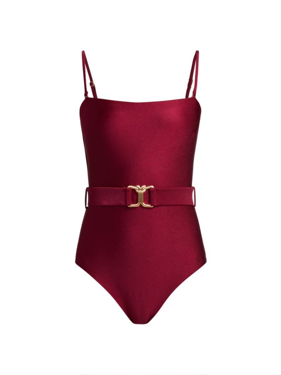 Lexi Belted One-Piece Swimsuit | Saks Fifth Avenue