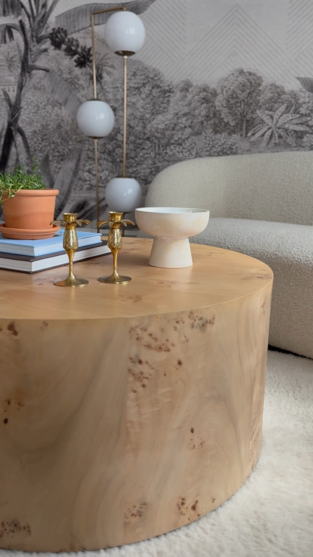 Unbox my new burl wood coffee table with me - a total steal at under $400! 

#LTKWatchNow #LTKHome