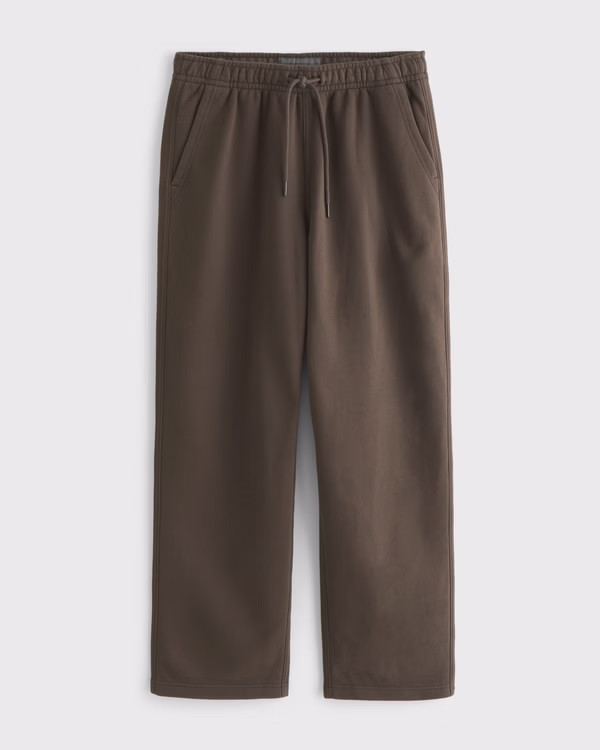 Men's Essential Baggy Open-Hem Sweatpant | Men's Bottoms | Abercrombie.com | Abercrombie & Fitch (US)
