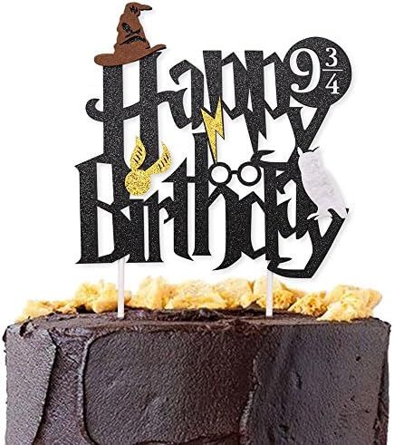 Magical Wizard Inspired Cake Topper, Custom Name Cake Topper, Magical Wizard Inspired Happy Birthday | Amazon (US)