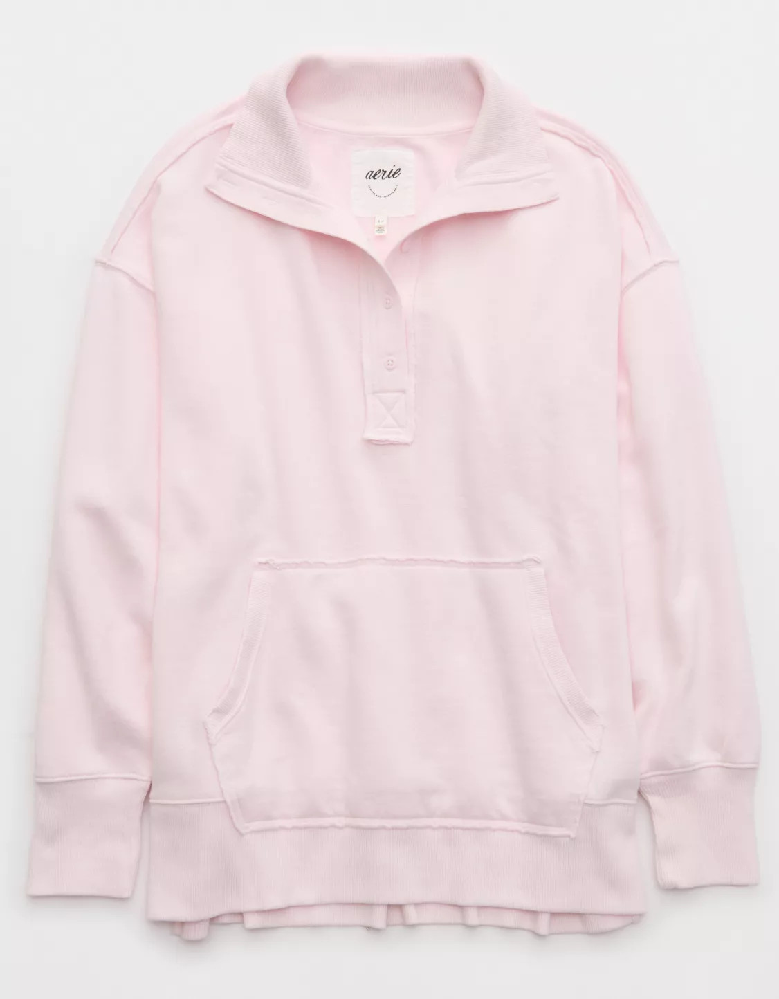 Aerie Vintage Popover Polo Sweatshirt | Aerie