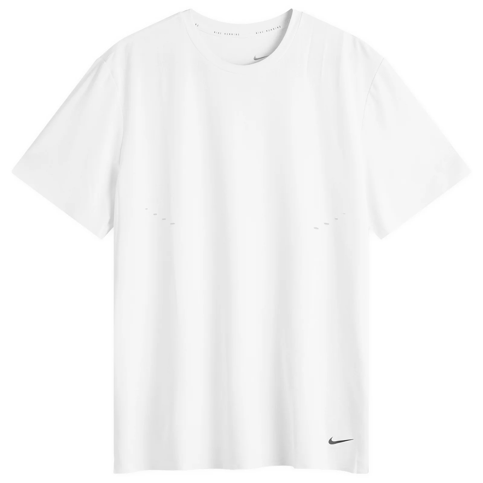 Nike Running Men's Dri-Fit T-Shirt in Summit White/Black, Size X-Large | END. Clothing