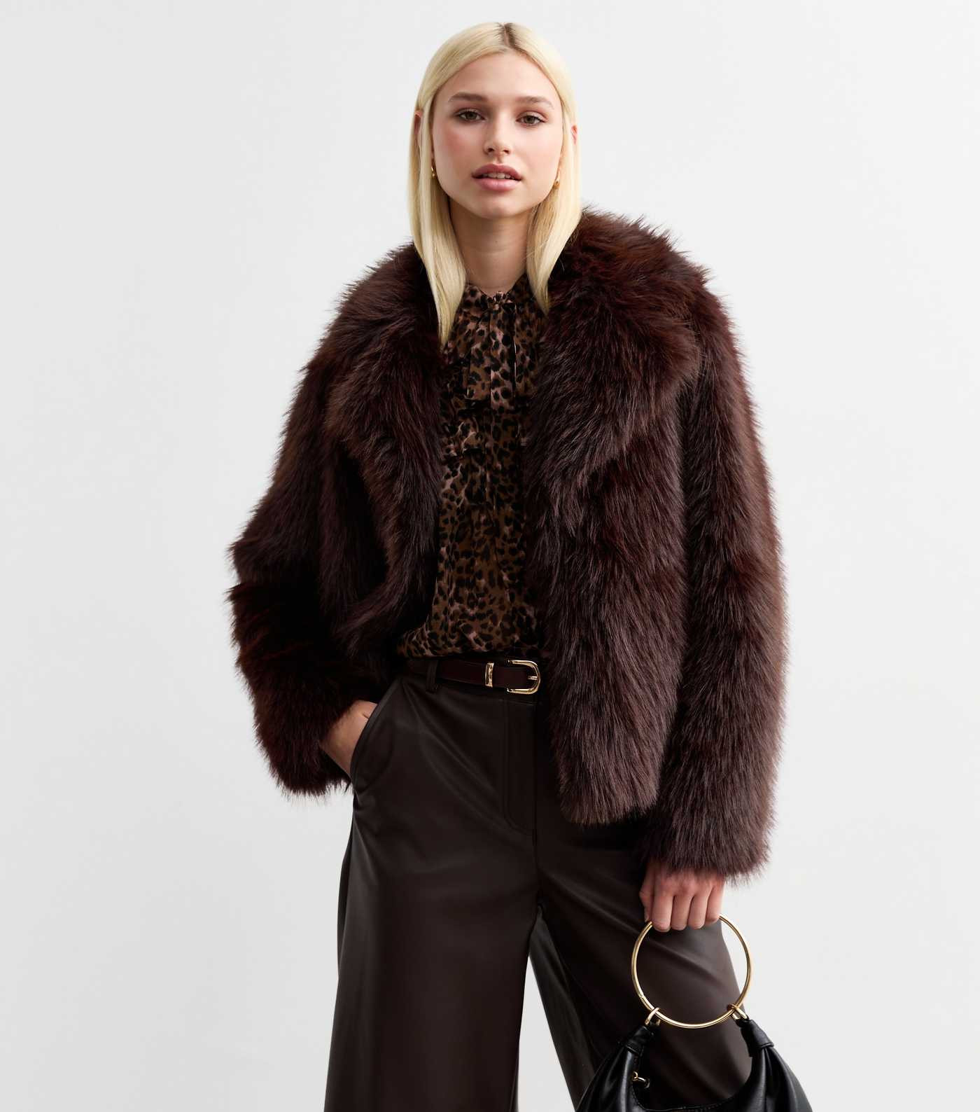 Brown Faux Fur Coat | New Look | New Look (UK)