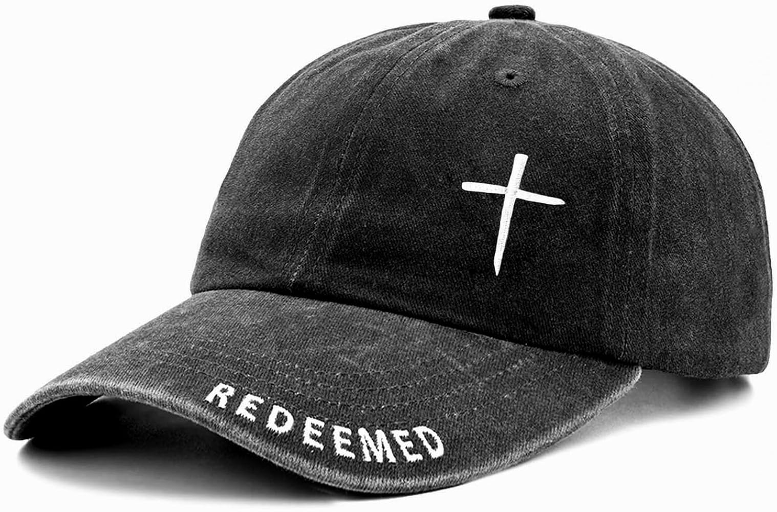 Christian Baseball Cap for Men & Women - Embroidered Jesus Cross Hat, Adjustable Faith-Based Gift... | Amazon (US)