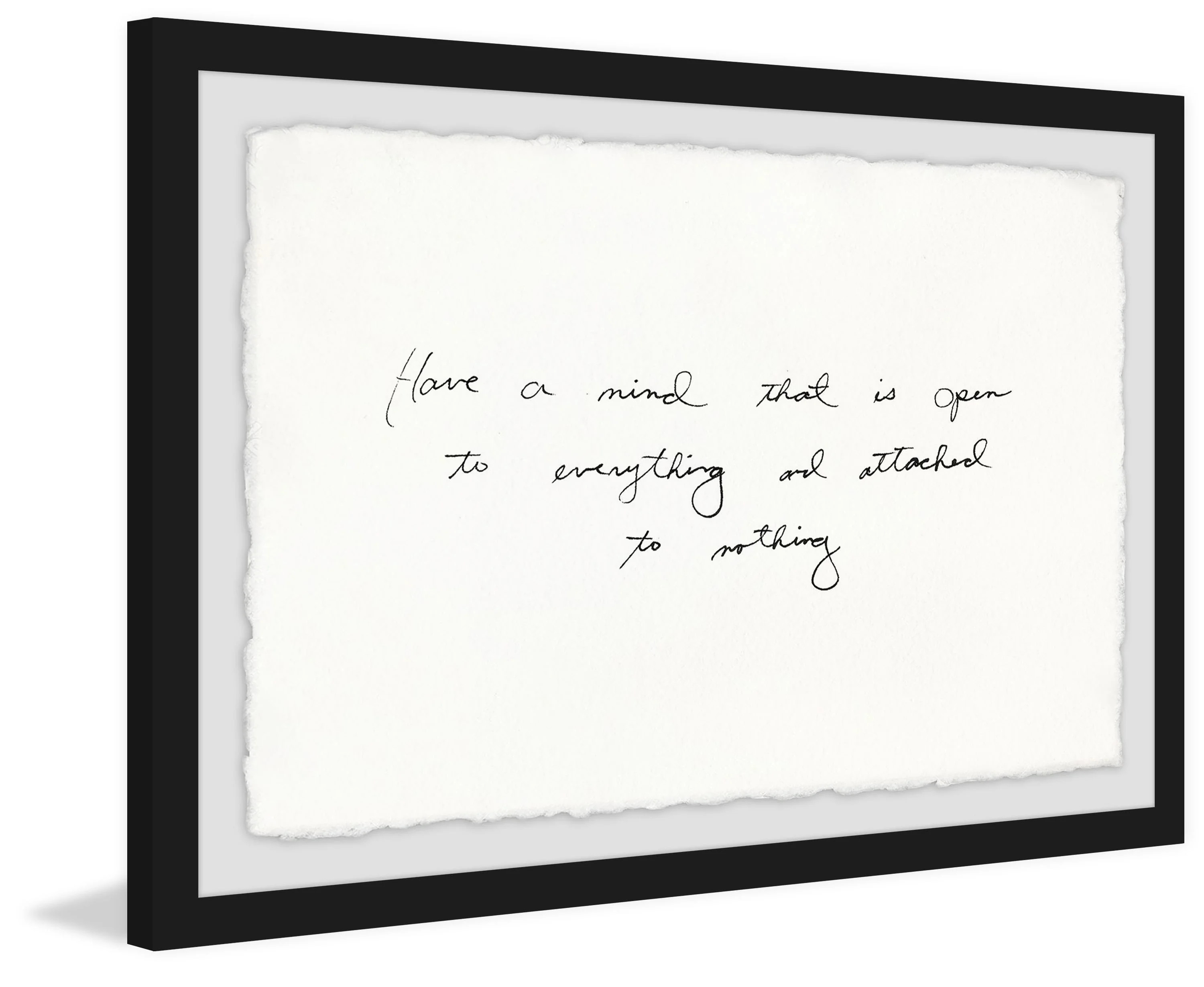 Have a Mind That Is Open Framed Painting Print - Walmart.com | Walmart (US)