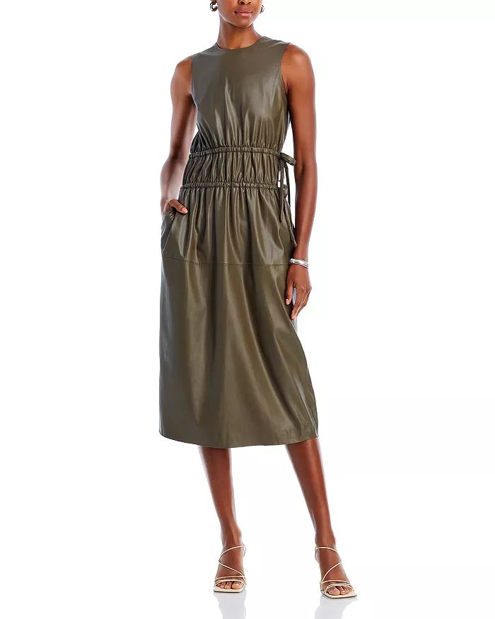 Faux Leather Midi Dress | Bloomingdale's (US)