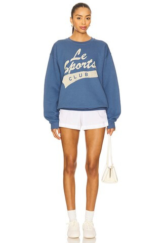 Le Sports Club Sweatshirt in Indigo Blue | Revolve Clothing (Global)