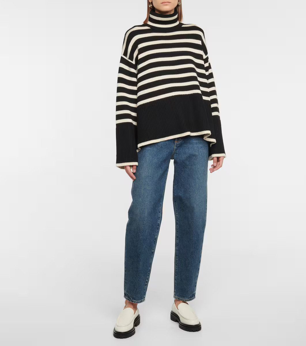 Signature striped turtleneck sweater | Mytheresa (US/CA)