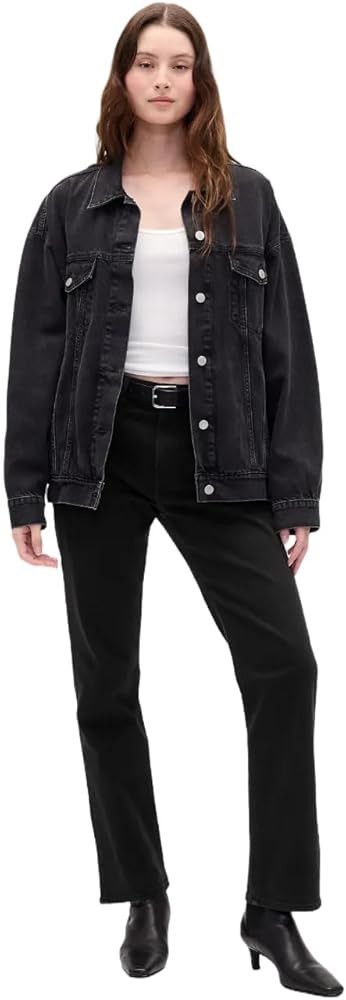 Gap Women's High Rise 90s Slim Straight Denim Jeans | Amazon (US)