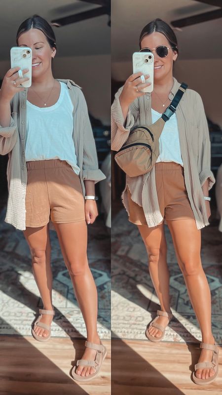 Todays outfit! Shorts are $8 and I’m wearing an xs (I’m 5’1). 

#LTKstyletip #LTKFind #LTKunder100