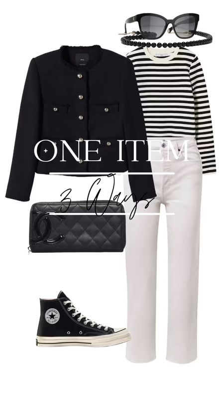 1 item 3 ways | 3 ways to style this gorgeous boucle jacket 

#LTKSeasonal #LTKstyletip #LTKunder100
