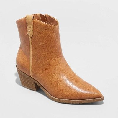 Women&#39;s Marlow Western Boots - Universal Thread&#8482; Tan 8 | Target