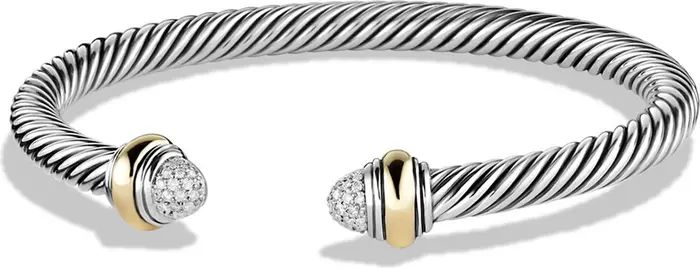 Cable Classics Bracelet with Diamonds & 14K Gold | Nordstrom