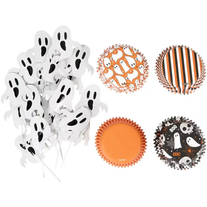 Wilton 125ct Paper Ghost Baking Cups | Target