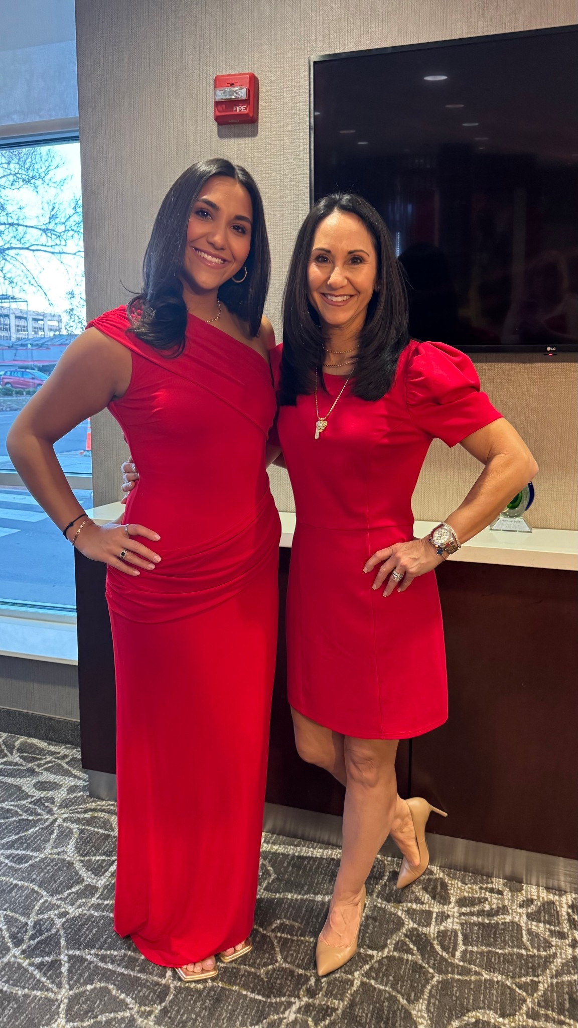 Red dress gala! Simple affordable dress 
