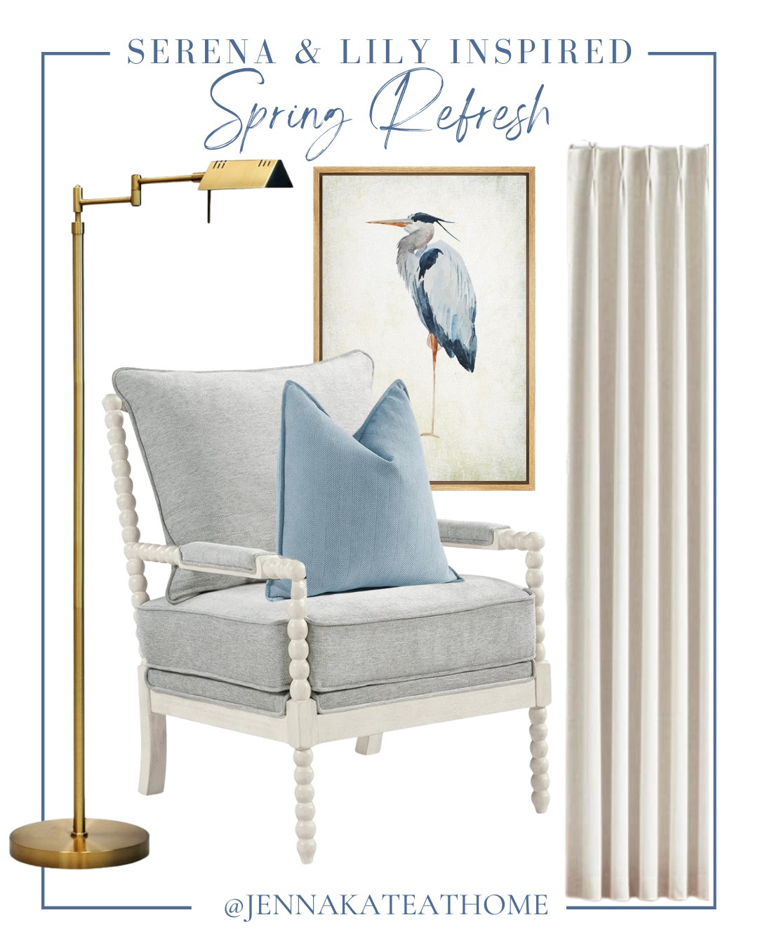 Styled living room includes floor lamp, curtains, accent chair, throw pillow, and wall art.

Coastal decor, home decor, styled home, looks for lesss includes

#LTKHome #LTKSaleAlert #LTKvlog