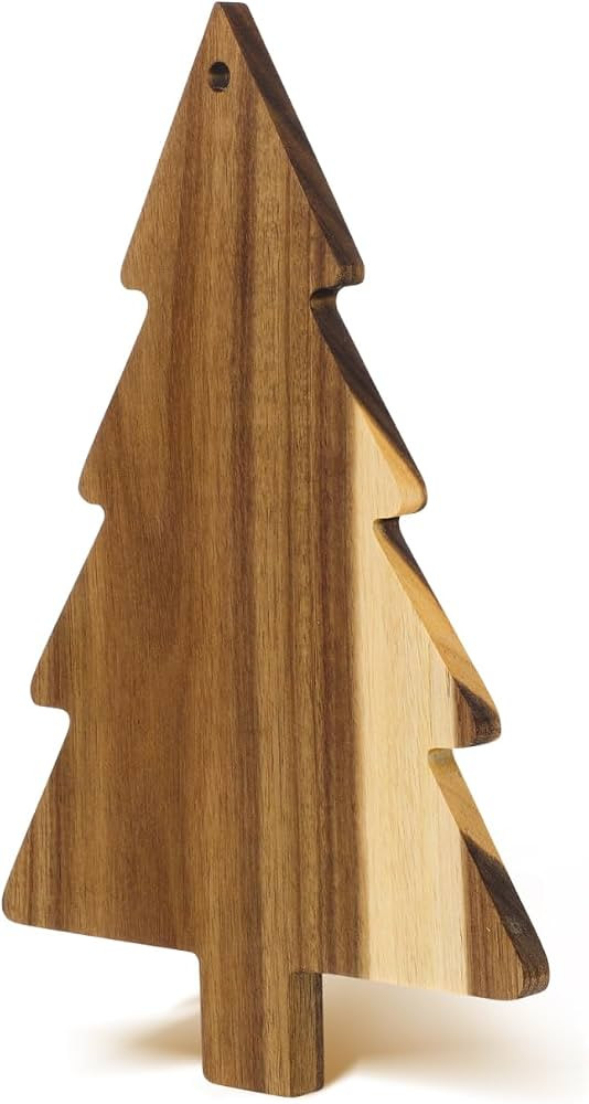 Christmas Tree Charcuterie Board, Wooden Cutting Board Xmas Tree Serving Board Kitchen Chopping B... | Amazon (US)