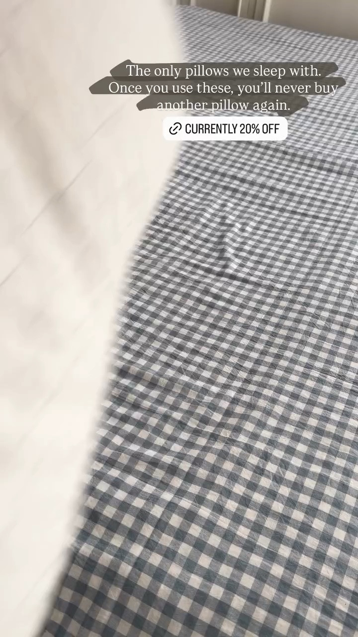 The only pillows we sleep with. Once you use these, you’ll never buy another pillow again.
