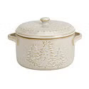 16OZ MUG EMBOSSED TREE White | The Container Store