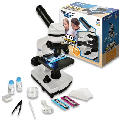 Dr. STEM Lab Microscope Kit | 39pc with Specimen Slides & Adjustable Lens Kids 8+ | Target