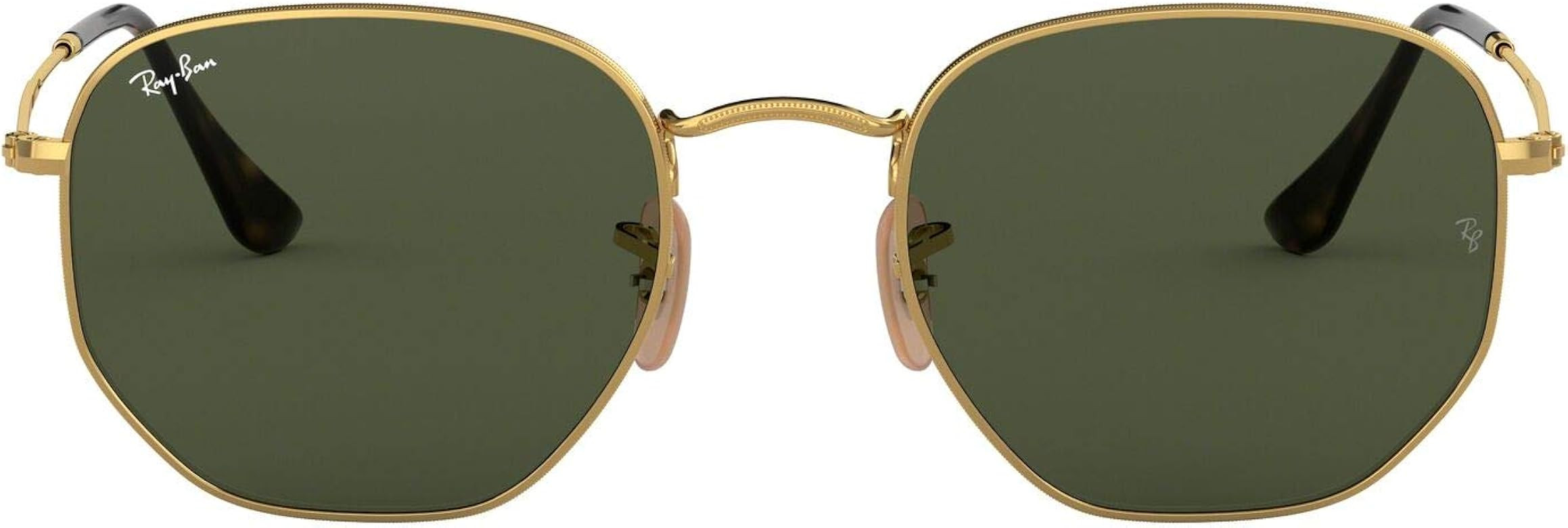 Ray-Ban Men's Rb3548n Hexagonal Round Sunglasses | Amazon (US)