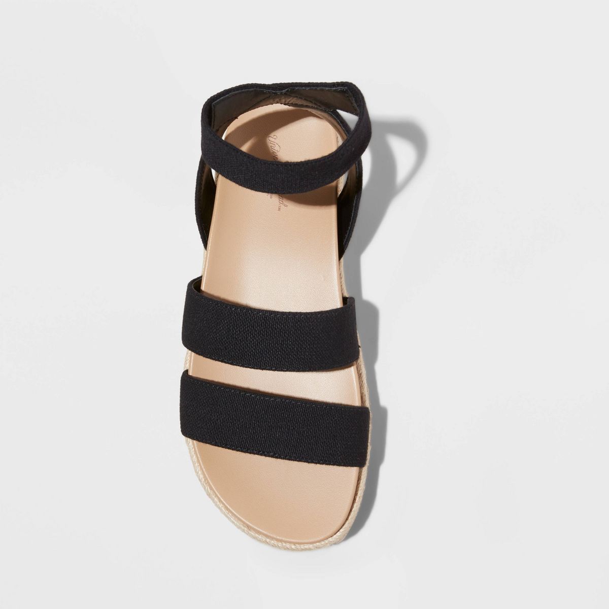 Women's Margie Platform Sport Sandals - Universal Thread™ Black | Target