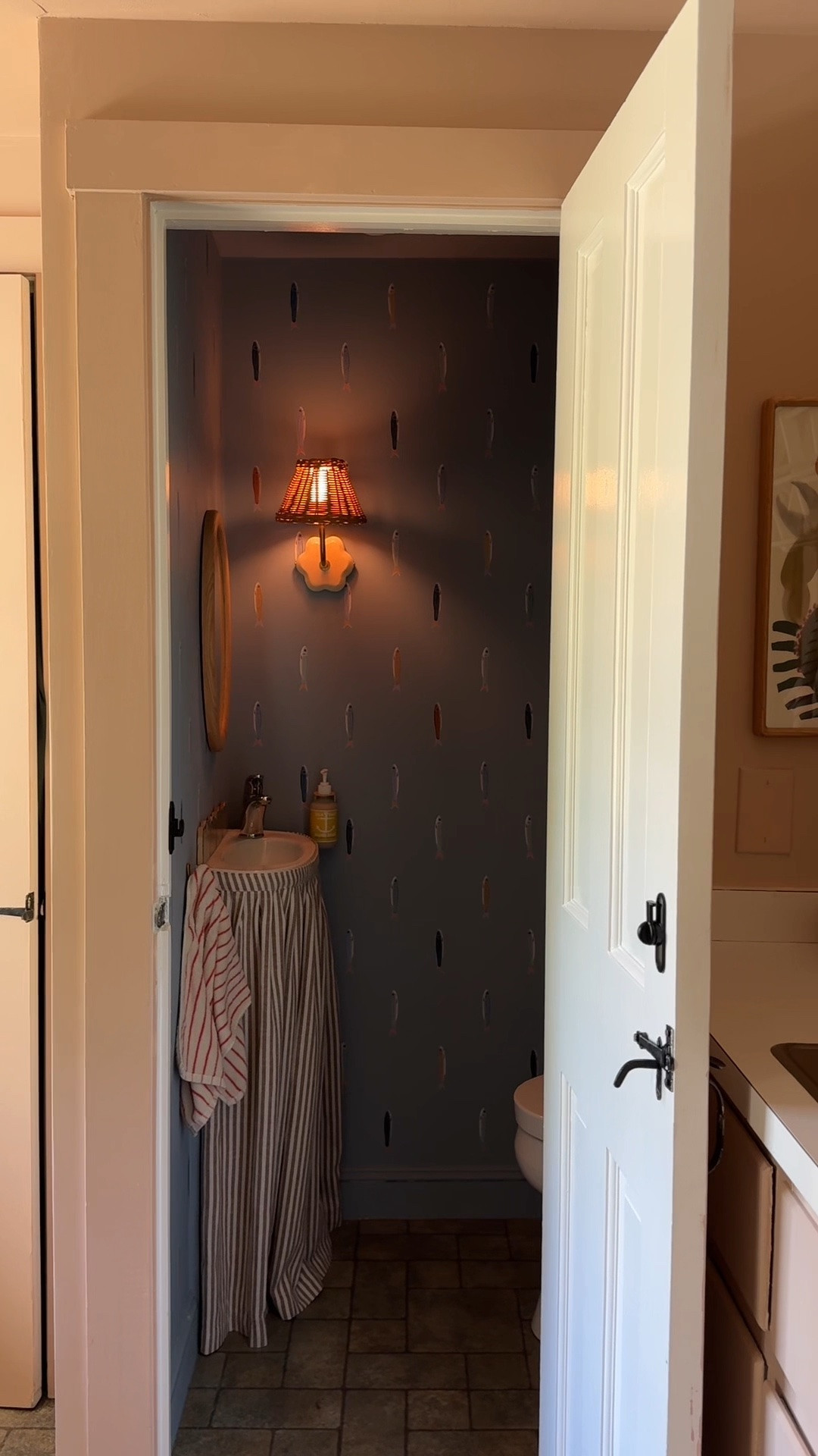our tiny little powder room makeover!! gosh it feels so much less awful to be in there now :)

#LTKHome