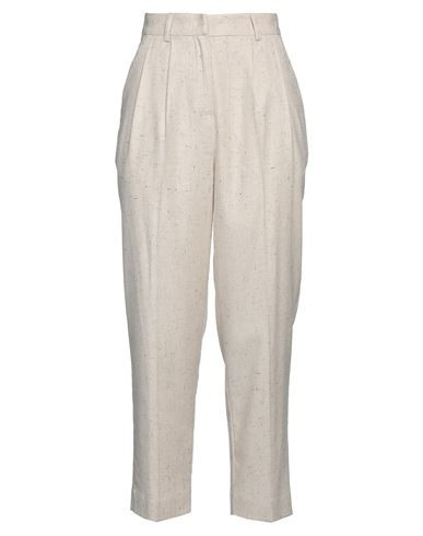 Beatrice .b Woman Pants Beige Size 4 Viscose, Polyester, Wool, Polyamide, Silk | YOOX (US)
