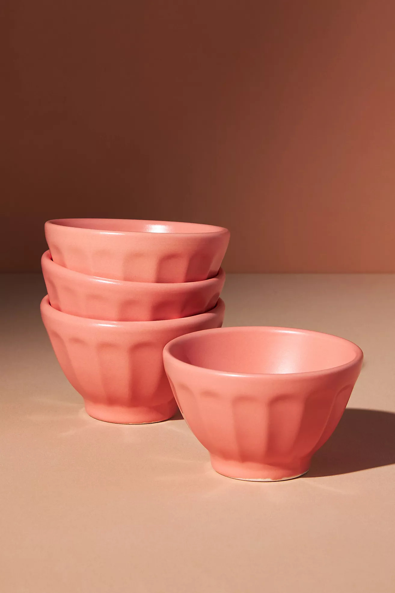 Mini Matte Latte Bowls, Set of 4 | Anthropologie (US)