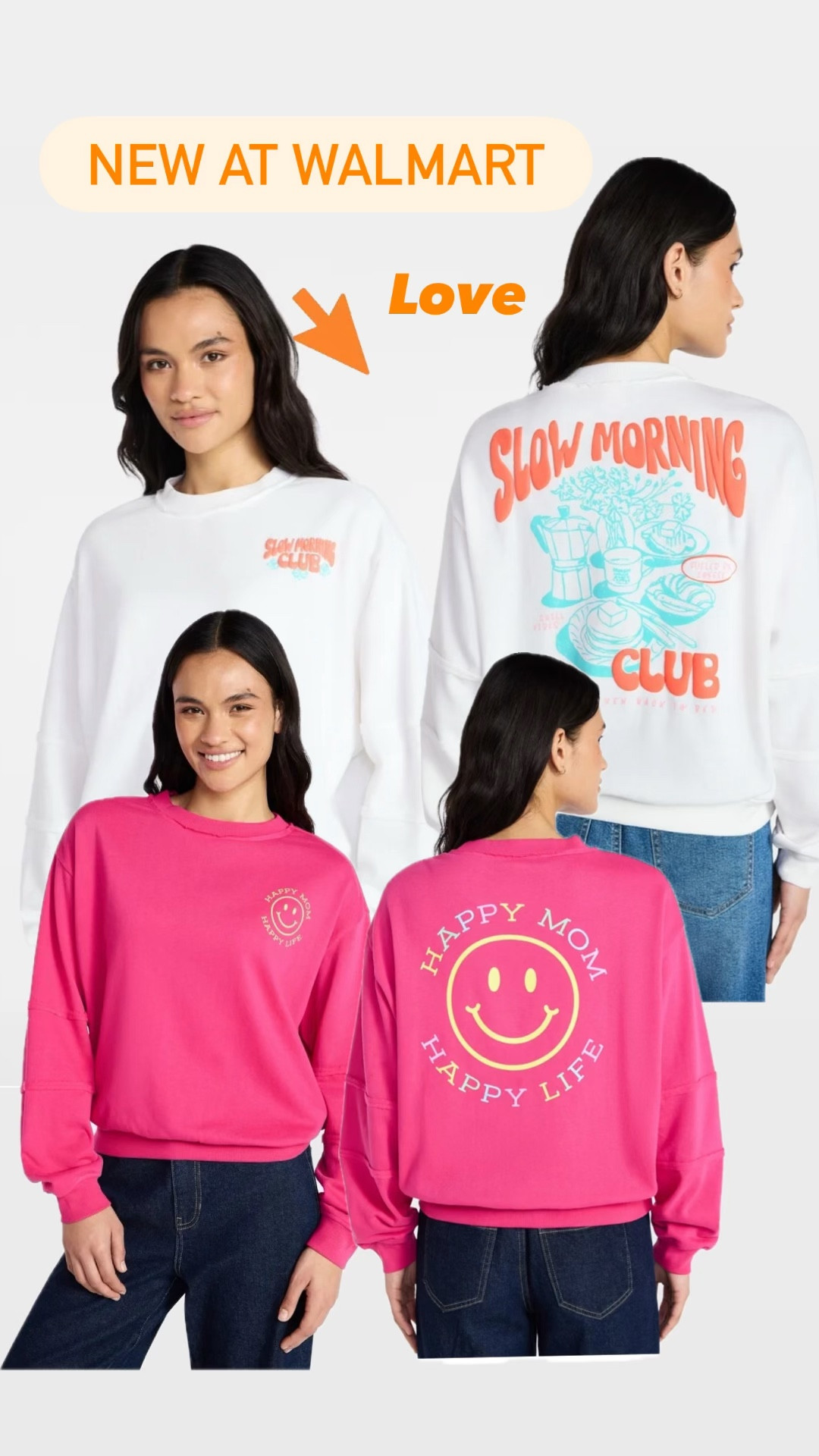 I can’t believe these sweatshirts are under $15! I like to size up! 

#LTKmomlife #LTKootd #LTKOver40