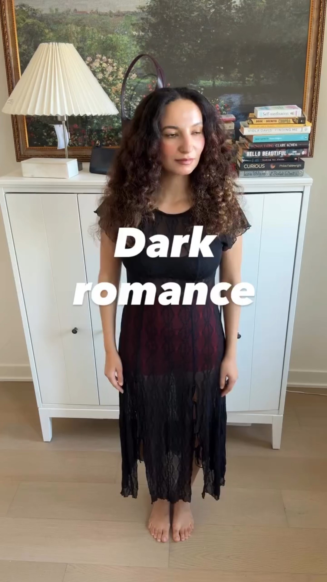 Wear your lace dress any time of year by throwing on a bomber jacket and some boots—cool, comfy, and totally ready for any dark romance!🖤