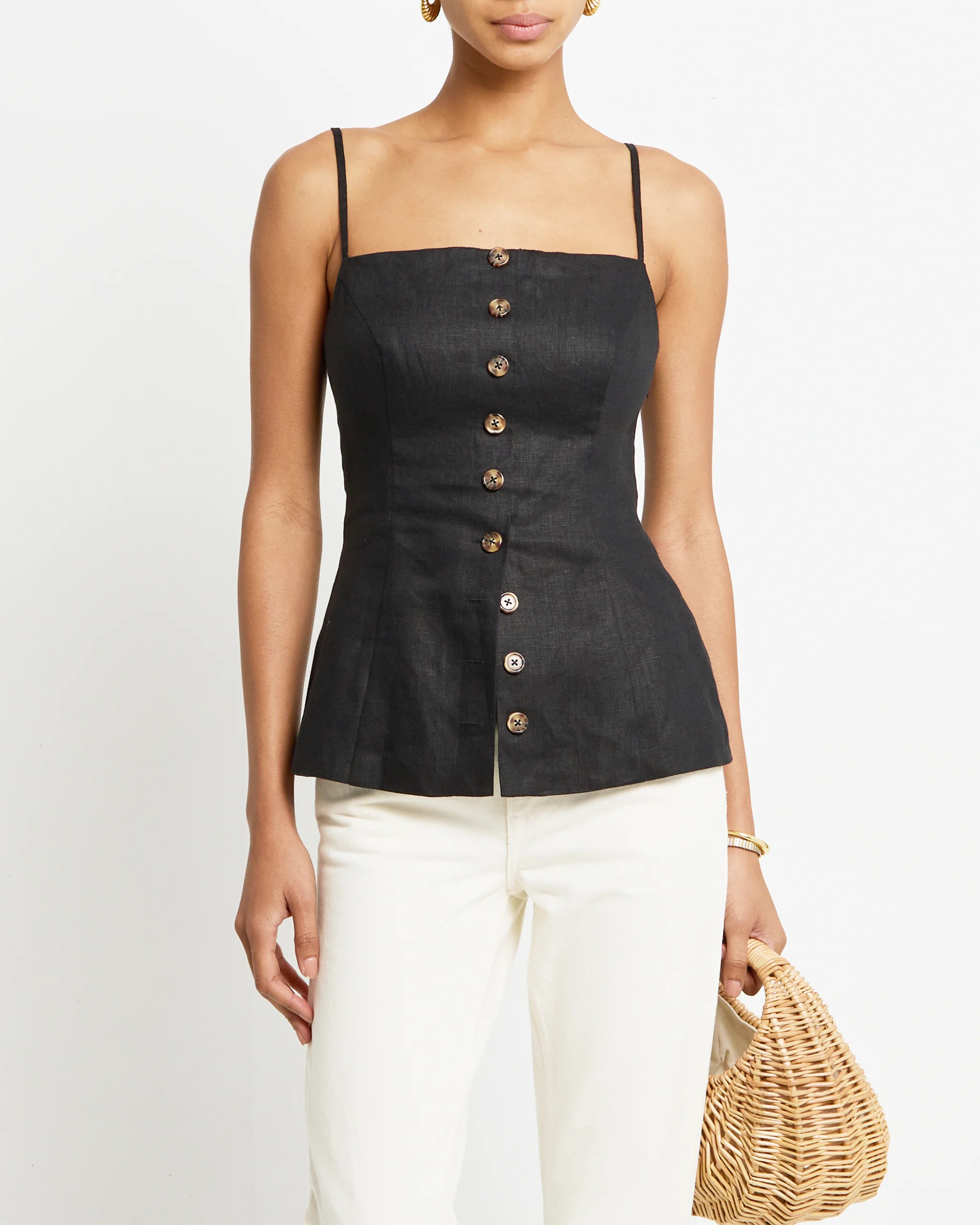 Cecille Linen Top | Few Moda