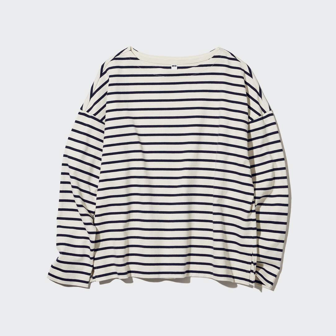 Striped Long Sleeved T-Shirt | UNIQLO (UK)